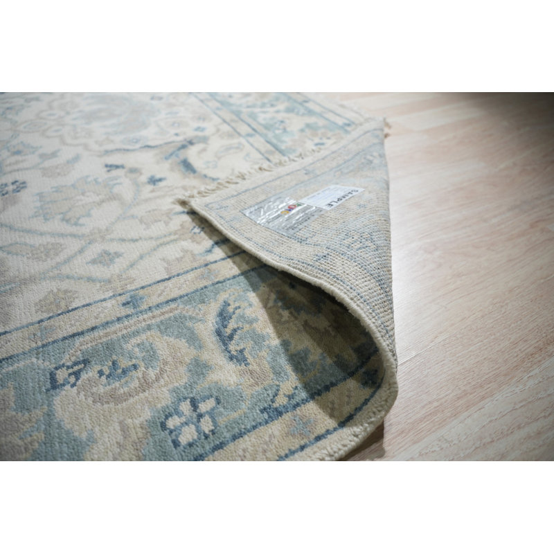 Hand Knotted Wool Floral Area Rug