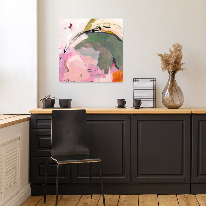 Sylvan Zephyr n ° 3, art contemporain abstrait, H 18 po x l 18 po