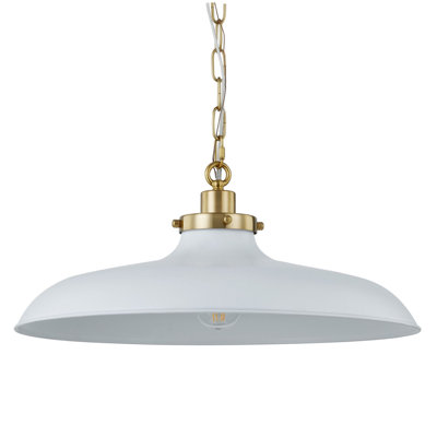 Mary Beth Pendant Light, White