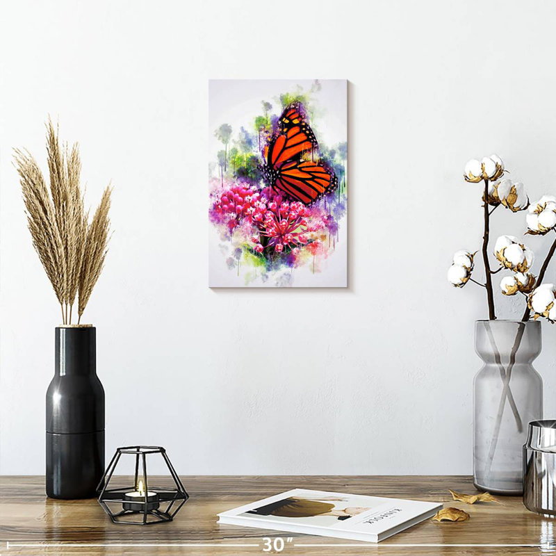 Brampt Garden Monarch Butterfly, 12" H x 8" W