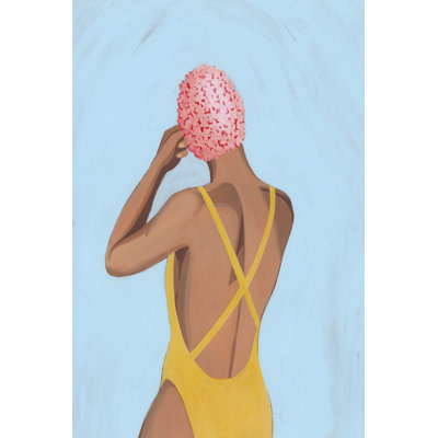 Swim Meet II by Grace Popp - Wrapped Canvas Print