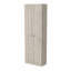 Grande armoire de rangement rectangulaire à 2 portes Buxton - gris clair-729187137