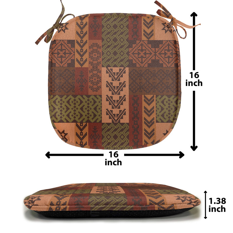Outdoor 1.38'' Dining Chair Seat Cushion