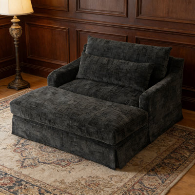 Brantice en chenille avec deux coussins