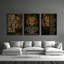 3 Piece Wrapped Canvas Print-33398536