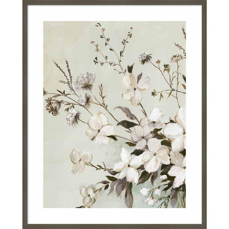 «Autumn Bouquet I» par Wood, reproduction d'art encadrée, H 41 po x l 33 po