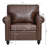 Boel Faux Leather Seater Sofa-1452590705
