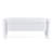 White Bench With Efficient Storage Solution For Bedroom Comfortable -