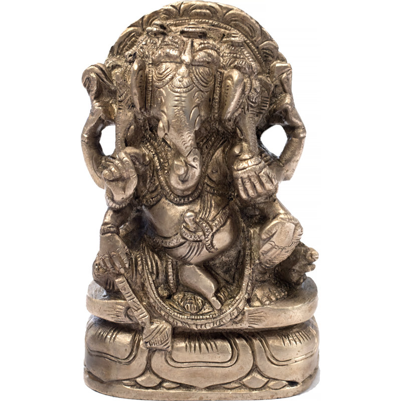Trimukha Ganesha (petite statue)