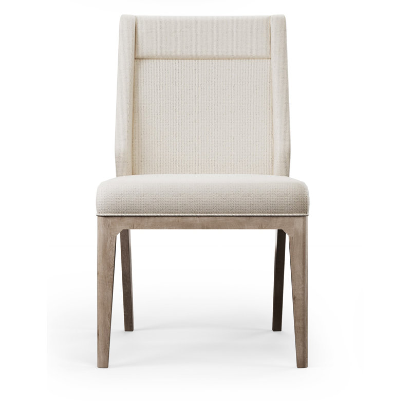 Cadence Upholstered Dining Chair, Sand Cerused