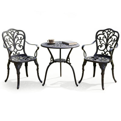 Musselman 2 - Person Patio Dining Set with Round Table