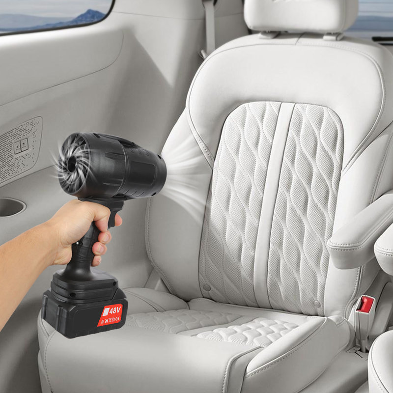 Séchoir pour voiture sans fil portatif noir 28 000 tr / min