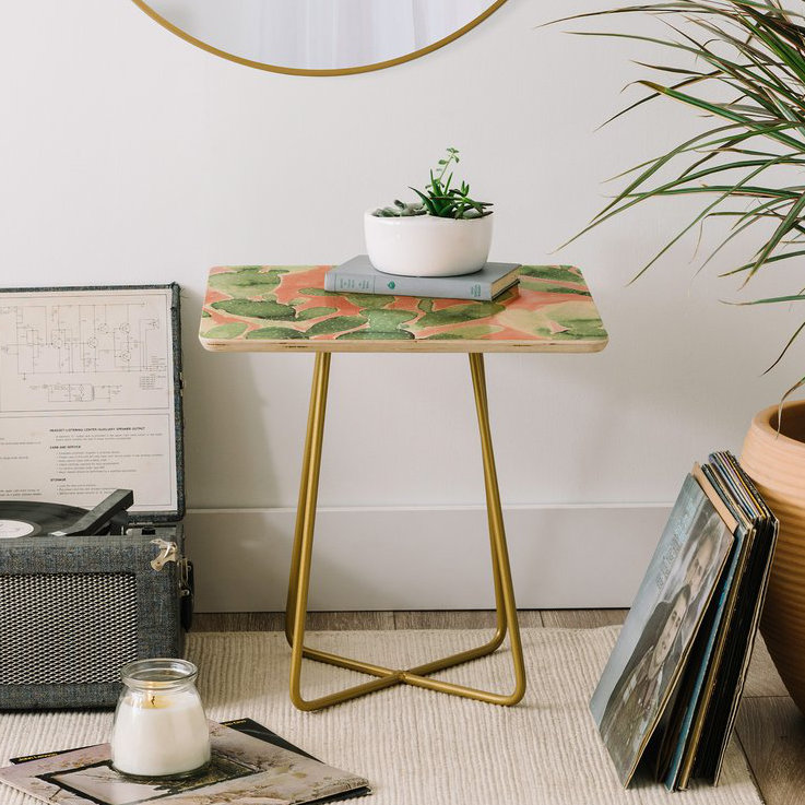 Table de bout Paddle Cactus Pale