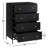 Walee Iron 28'' W 4 - Drawer Dresser
