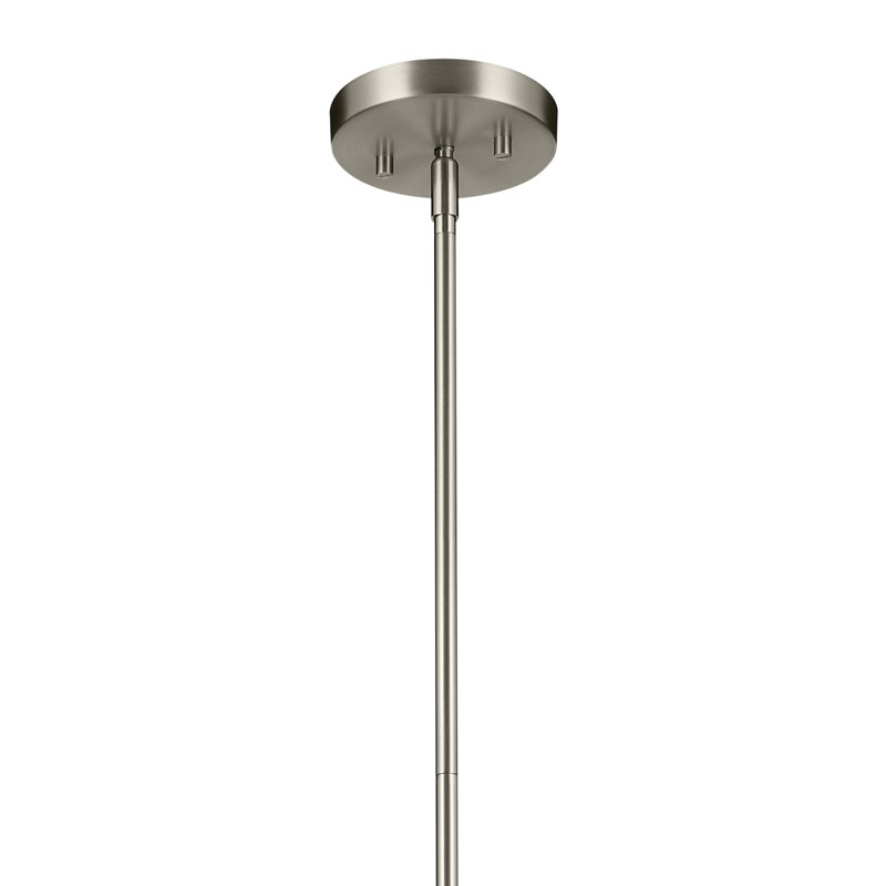 Luminaire suspendu 1 lumière 11,25 po, Nickel