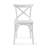 Akeeyla Elegant Dining Table & Chairs Set (5 Pieces), White & Oak | 100% Beech Wood Legs & Lacquered MDF Top | Table: 47.2 x 29.5 x 29.5 in | Chairs: 16.5 x 17.7 x 35.0 in | Perfect for Modern Dining Rooms & Entertaining