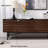 Solid Wood TV Stand with Wave Design-105339682