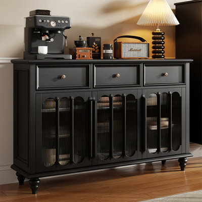 American retro style storage sideboard cabinet