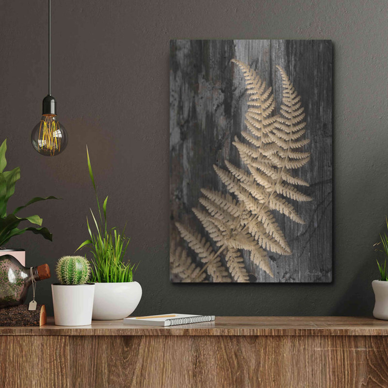 «Natural Gold Fern» par Lori Deiter, H 16 po x l 12 po