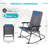 Rocking Camping Chair, High Back Oversized Portable Folding Chair for Beach, Fishing, Trip, Picnic, Lawn, Concert Outdoor Foldable Camp Chairs-882256721