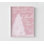 «Let Us Adore him» par Annie Lapoint, affiche de Noël rose, décor de vacances rose moderne, art mural de la Nativité chrétienne, impression d'arbre de Noël simple