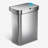 simplehuman 58L rectangular sensor can with voice and motion control, brushed stainless steel