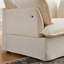 Fauteuil d'appoint surdimensionné avec charge à deux ports, base et accoudoirs de conception moderne, coussins décoratifs, siège profond et large, canapé simple confortable semblable à un nuage, fauteuil en chenille-1368622019