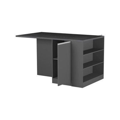 Naadirah Wood Kitchen Island