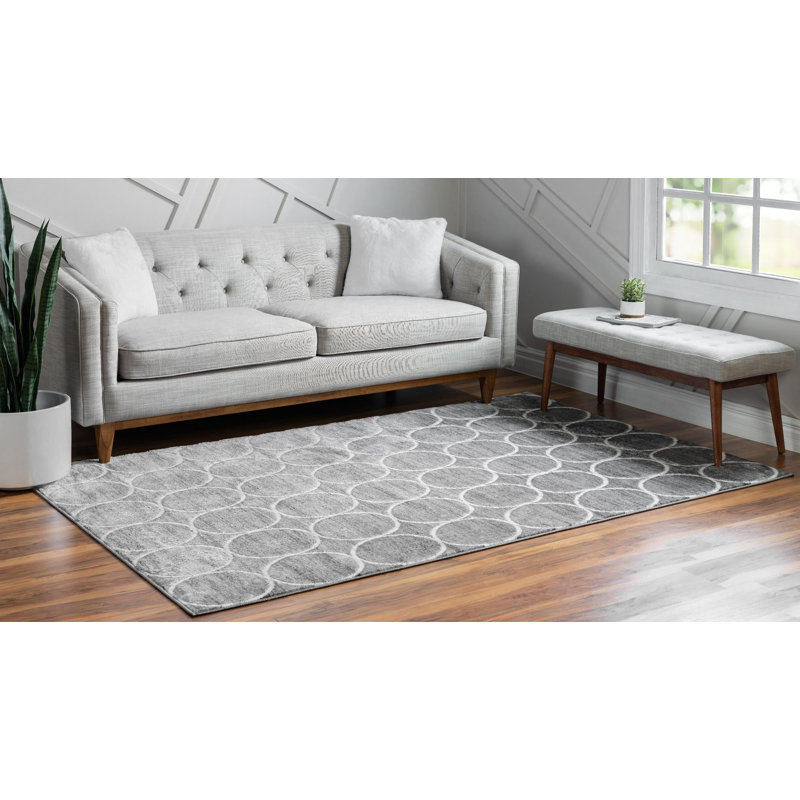 Linares Geometric Hand Woven Area Rug, Rectangle 152 x 244cm
