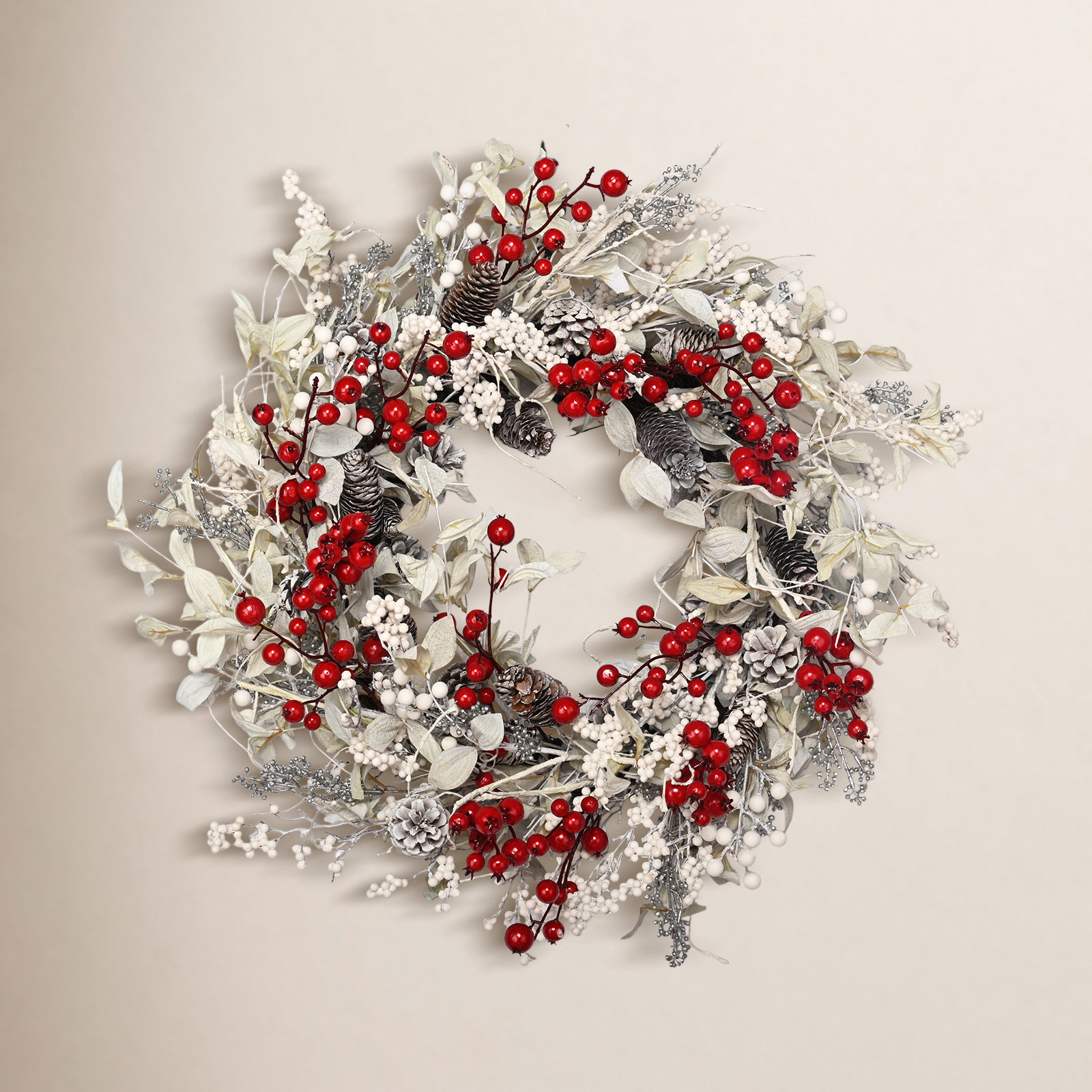 26" Handcrafted Christmas Wreath
