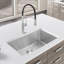 Quatrus R15 32" Super Single Bowl Undermount Stainless Steel Kitchen Sink