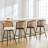 Cane Back Swivel Upholstered Counter & Bar Stool-1952976705-1952976704