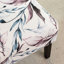 Fauteuil en tissu mauve à imprimé floral - Relaxation moderne pour le salon Moderne, stable et élégant sans accoudoirs
