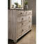 Ensemble de chambre à coucher, lit, commode, miroir et table de chevet 4 pièces Imerland-2091421673