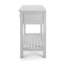 Console 2 tiroirs Geneva - finition blanc vieilli