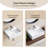 Rectangular Wall-mount Or Countertop Bathroom Sink 17.72 In. White With Single Faucet Hole