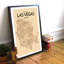 Las Vegas City Map - No Frame Print-348857233