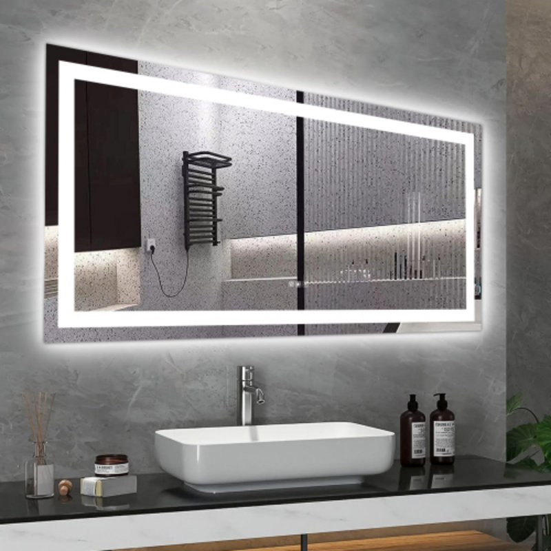 Miroir de salle de bain Amirie, 32 po x 60 po