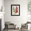 Large Red Botanical III Print
