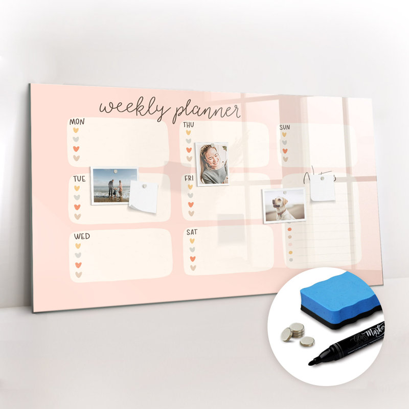 Magnetic Glass Dry Erase Board