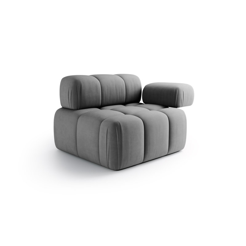 Upholstered Accent Chair, Grey