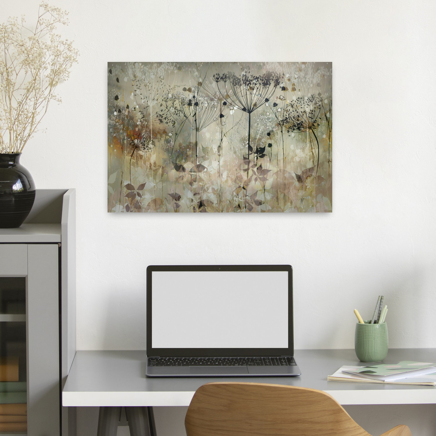 Latitude Run® Contemporary Art Abstract Contemporary Autumn Landscape ...