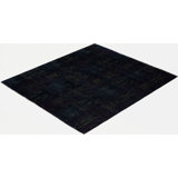 Overdyed One-of-a-Kind 5' 0" X 5' 7" Hand Knotted Area Rug