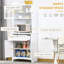 Garde-manger avec tablettes, portes et tiroirs