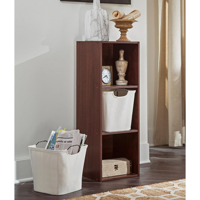 Cubeicals Wire Frame Storage Fabric Bucket, Tan