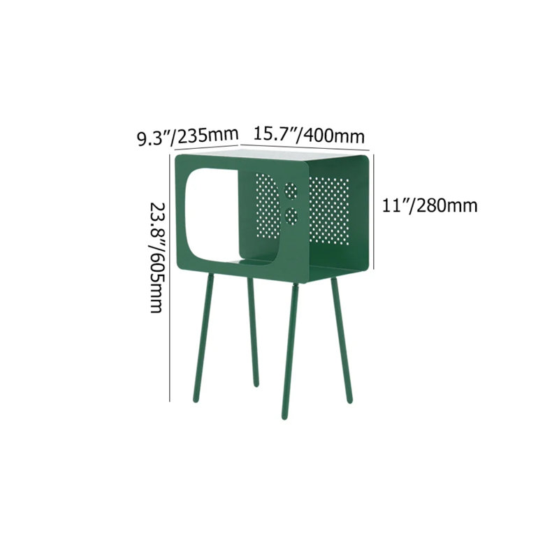 Table d'appoint 1 pièce Modern, Vert