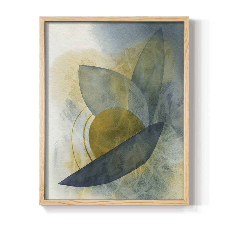 Solar Shapes II Framed Print - Solid Wood