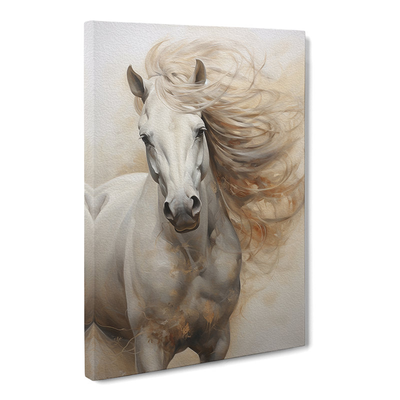 Horse Informel - Wrapped Canvas, 50cm H x 35cm W x 3cm D