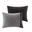 Édredon en faux suède gris 7 pièces Queen-116011403-116011399
