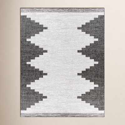 Mortimer Charcoal Outdoor Rug
